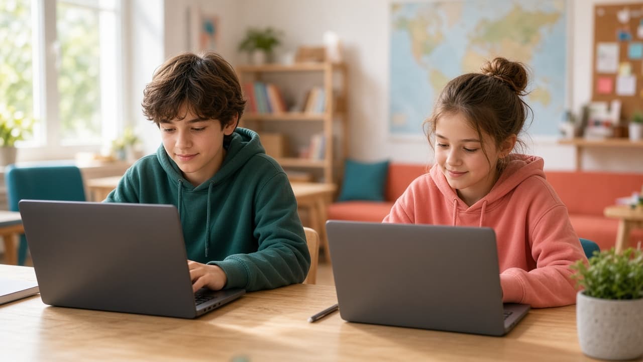Copii la atelierele Code Kids Play